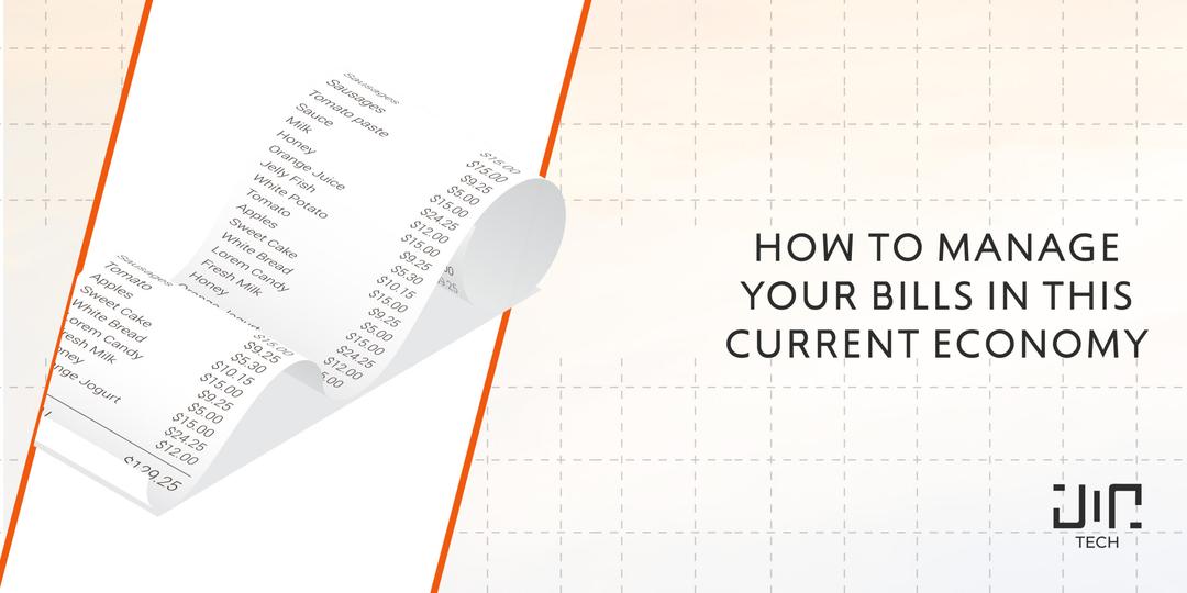 How to manage your bills in this economy